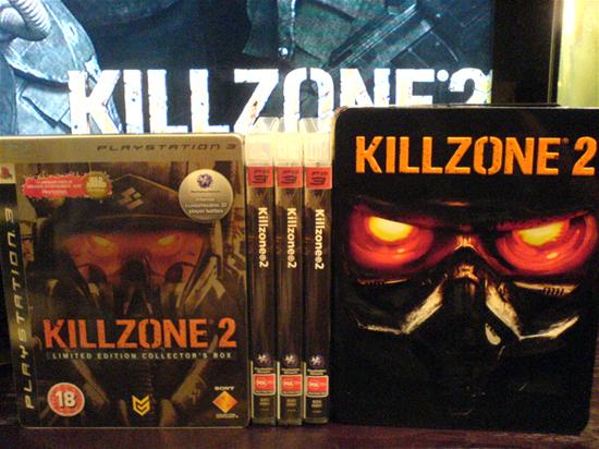 Killzone 2 Steelbook case and Tin case