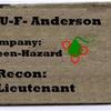 Firzen's Dog tag entry.