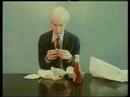 Andy Warhol Eats a Hamburger